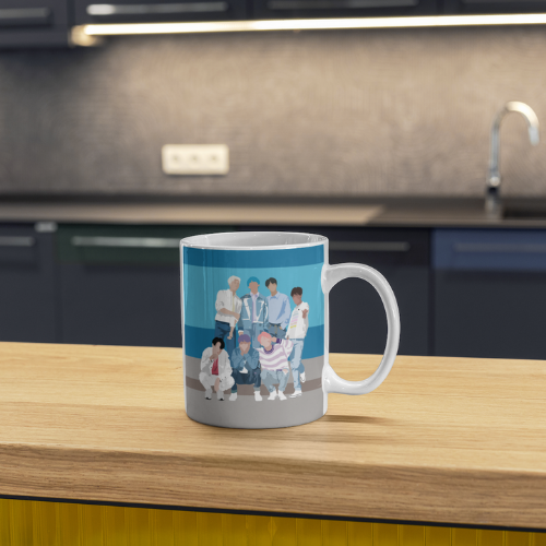 BTS Team Member Band Coffee mug