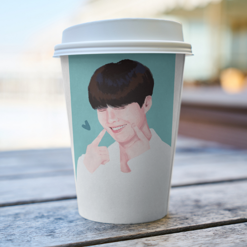 BTS V Paper Coffee Mug