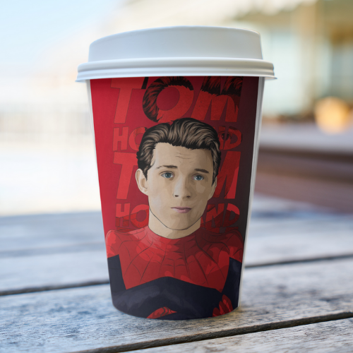 Peter Parker Paper Coffee Mug