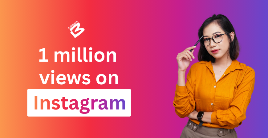 1 million views on instagram